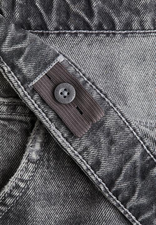 H&M - Denim carpenter shorts - washed grey