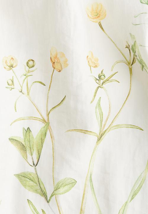 H&M - Shift dress - white floral 