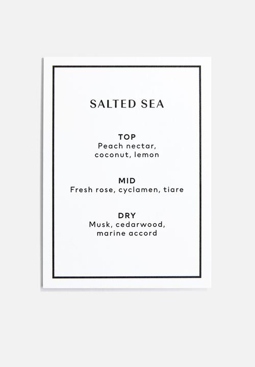 H&M - Large scented candle in glass holder - salted sea
