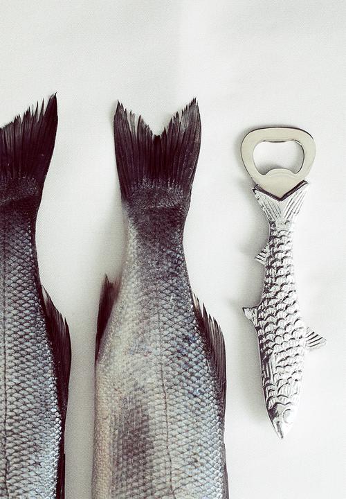 H&M - Fish-shaped bottle opener - silver