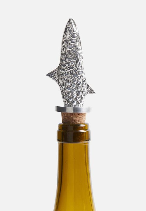 H&M - Fish-shaped bottle stopper - silver