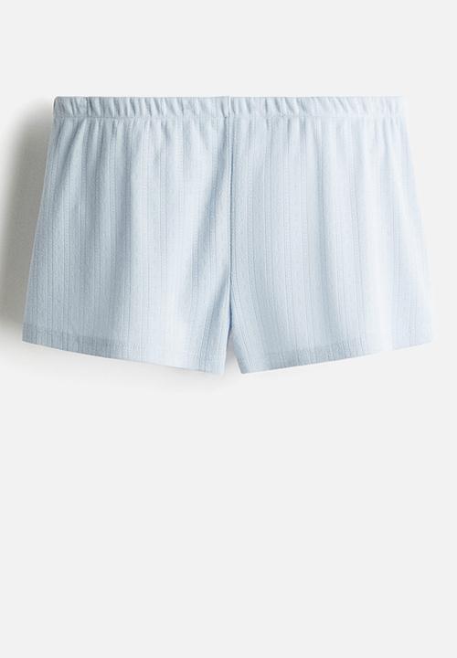 H&M - Jersey pull-on shorts - light blue