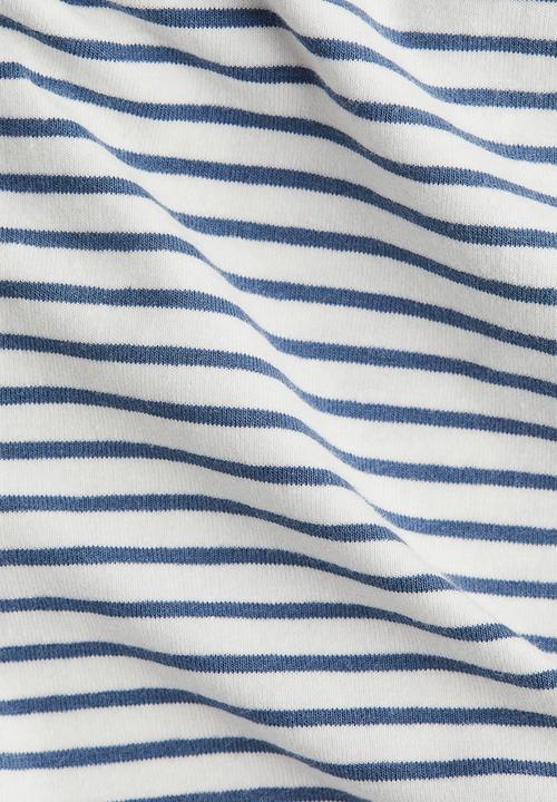 H&M - Jersey pull-on shorts - white striped 