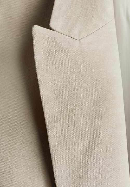 H&M - Lyocell-blend blazer - light beige