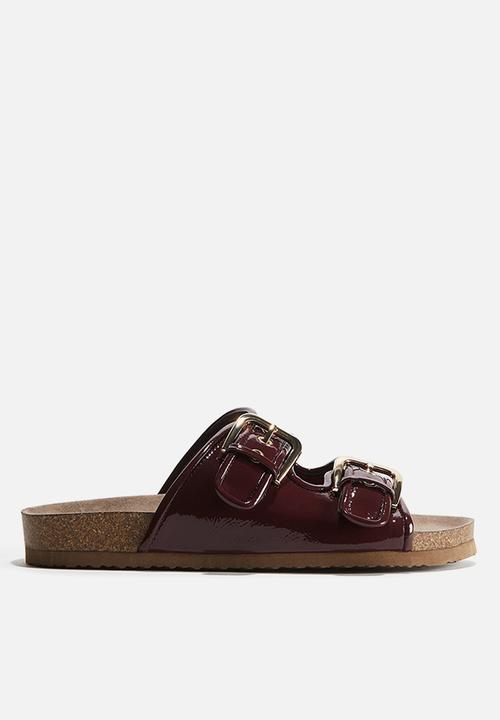 H&M - Sandals - burgundy