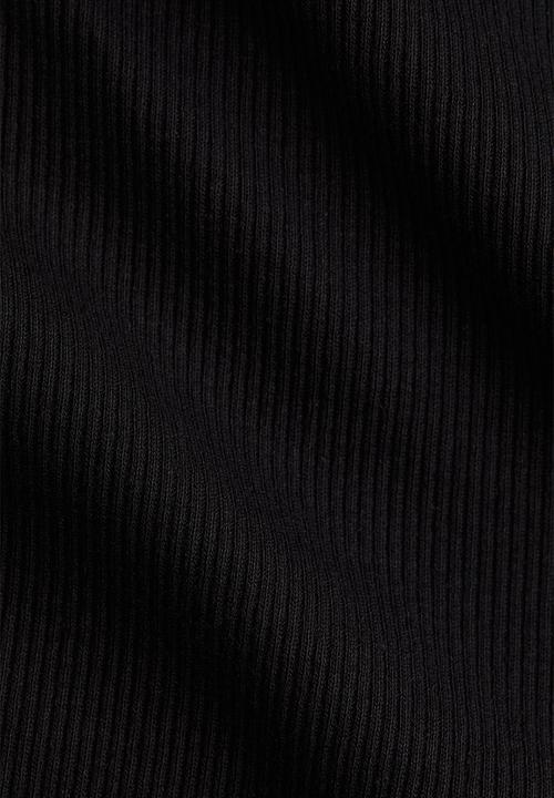 H&M - Ribbed tube top - black