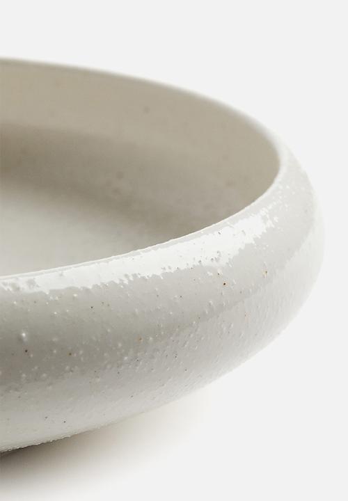 H&M - Large stoneware bowl - white