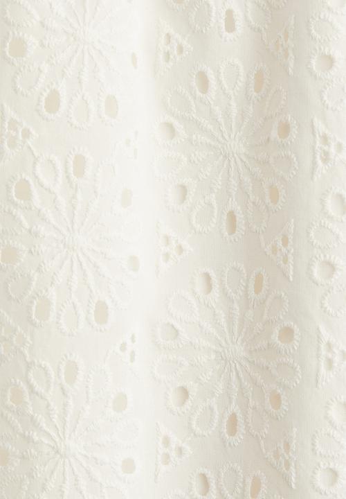 H&M - Broderie anglaise shorts - white