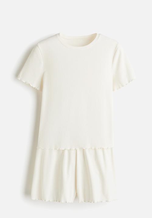H&M - Modal-blend pyjamas - cream