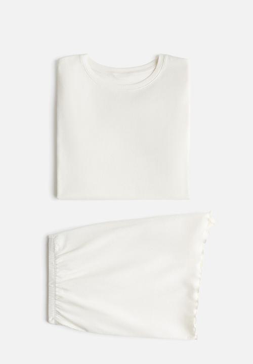 H&M - Modal-blend pyjamas - cream
