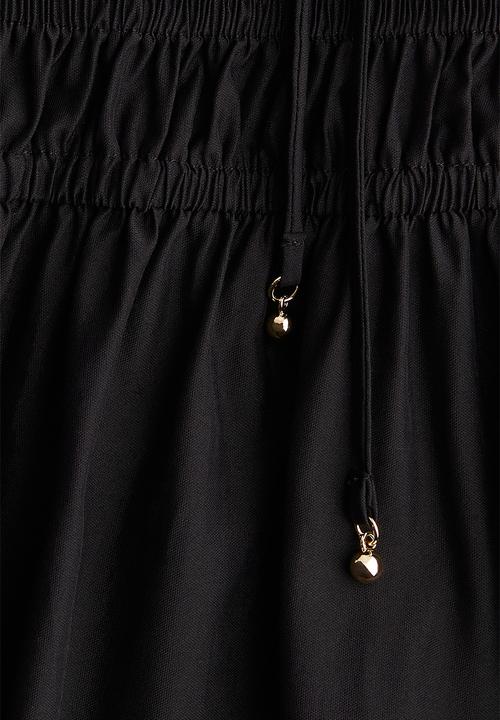 H&M - Smocked strappy dress - black