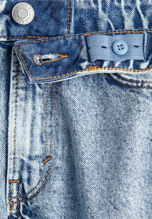 H&M - Loose-fit denim shorts - denim blue
