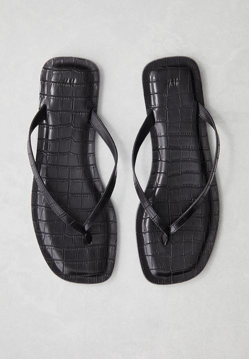 H&M - Flip-flops - black