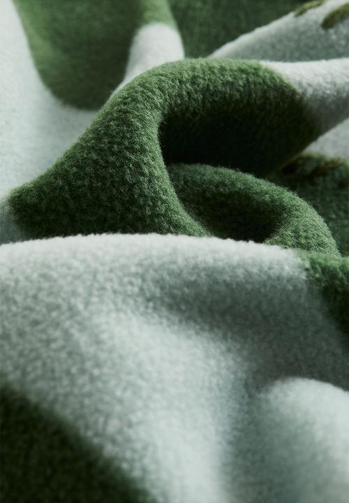 H&M - Patterned fleece blanket - turquoise/patterned