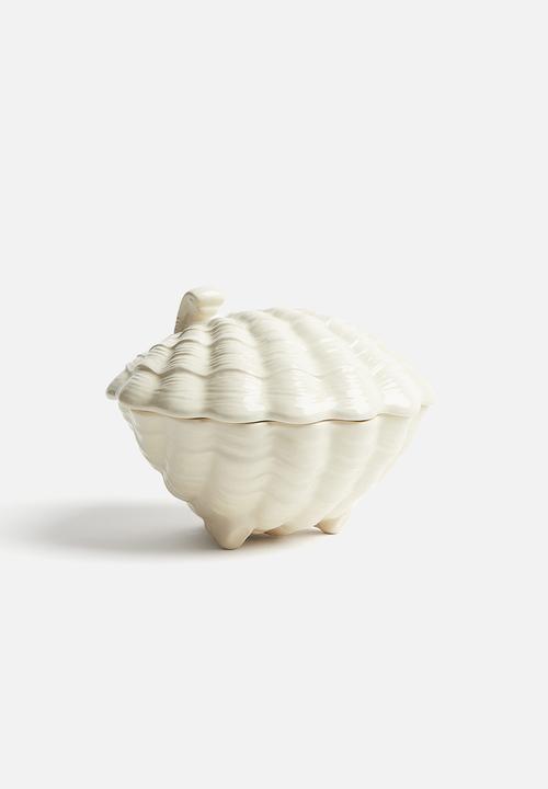 H&M - Shell-shaped jar - white