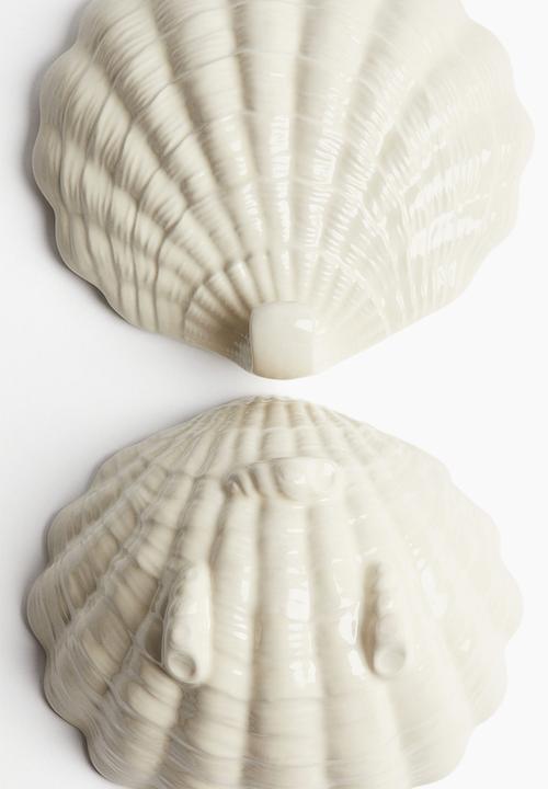 H&M - Shell-shaped jar - white