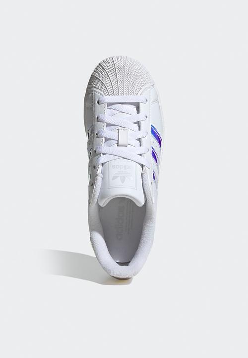 adidas Originals - Superstar Ii J - Ftwwht/Supcol/Halblu