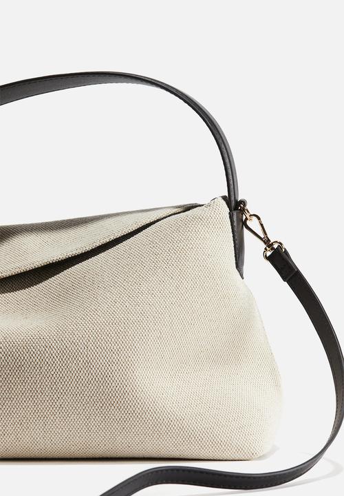 H&M - Canvas crossbody bag - white