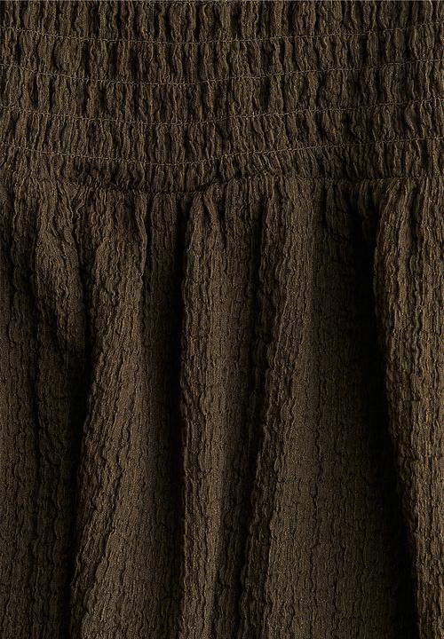 H&M - Smocked bandeau dress - dark green