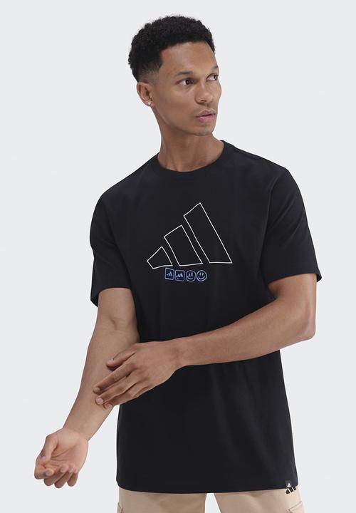 adidas Performance - Doodle BOS Tee - Black