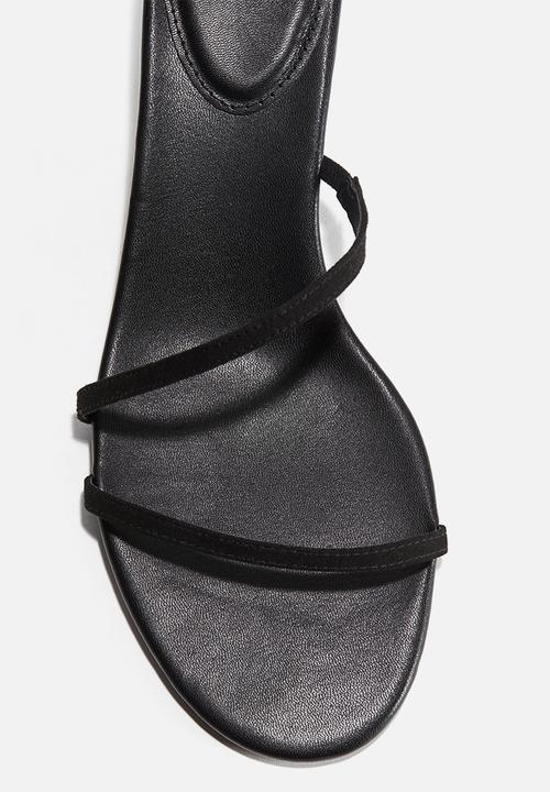 H&M - Heeled strappy sandals - black