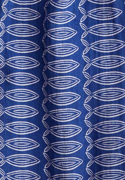 H&M - Bow-back dress -  blue/patterned 