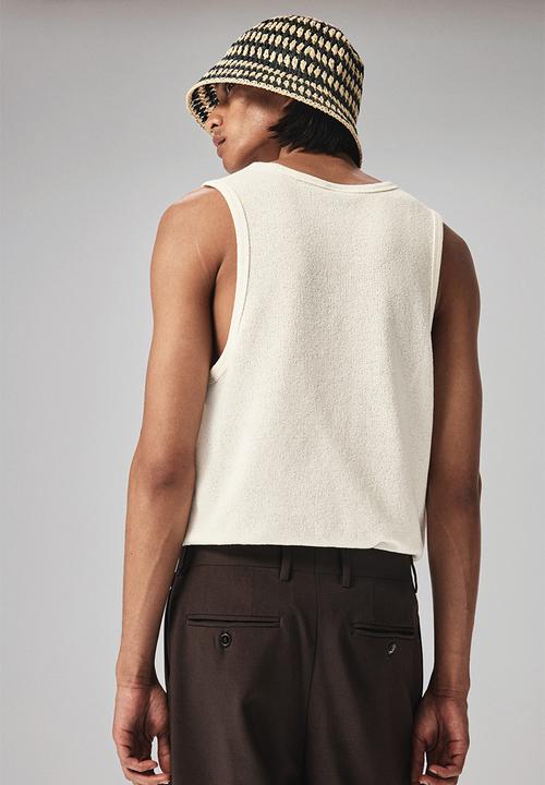 H&M - Regular fit vest top - white