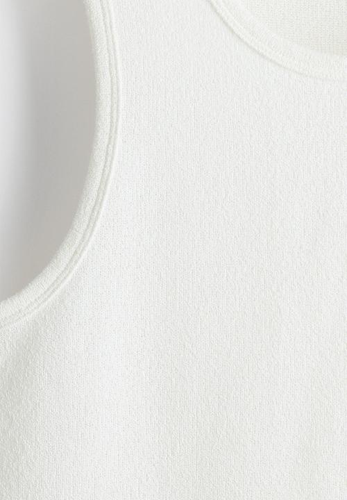 H&M - Regular fit vest top - white