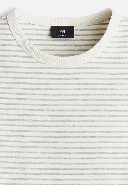 H&M - Regular fit T-shirt - cream