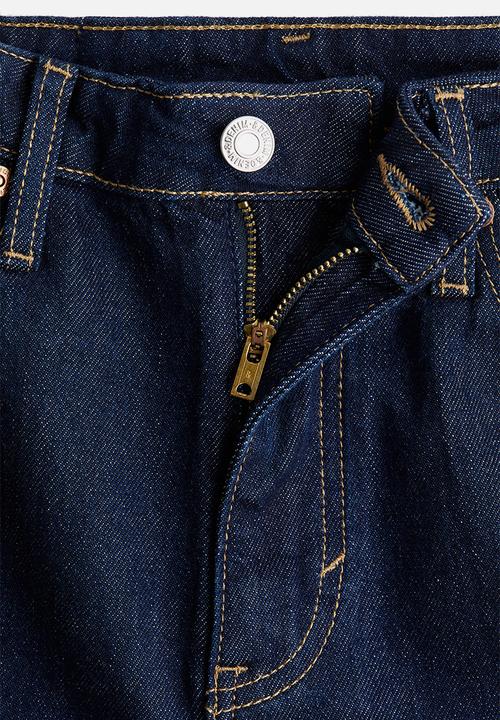 H&M - Mom ultra high denim shorts - dark denim blue