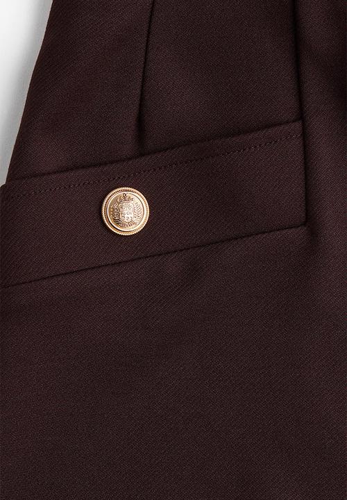 H&M - Interlock shorts - dark brown