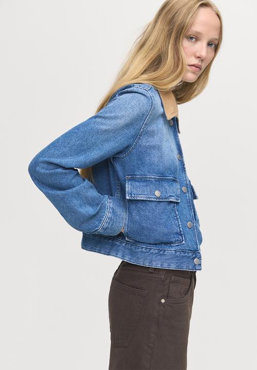 MANGO - Cazadora peppa - open blue