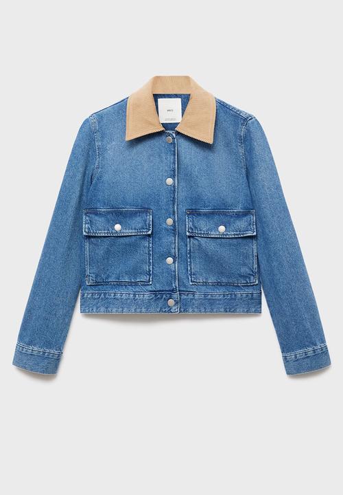 MANGO - Cazadora peppa - open blue