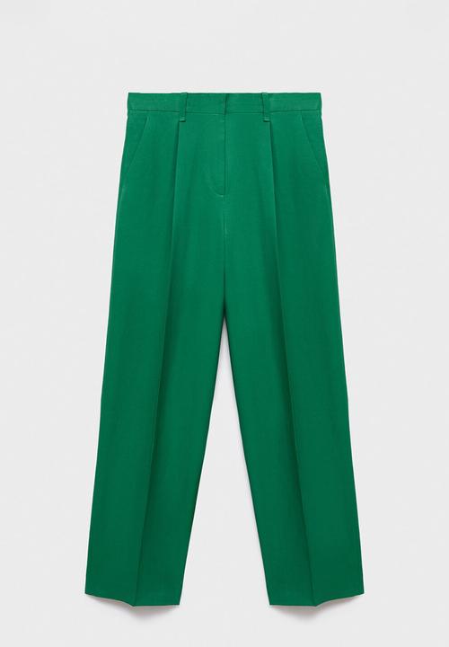 MANGO - Trousers otero -   green