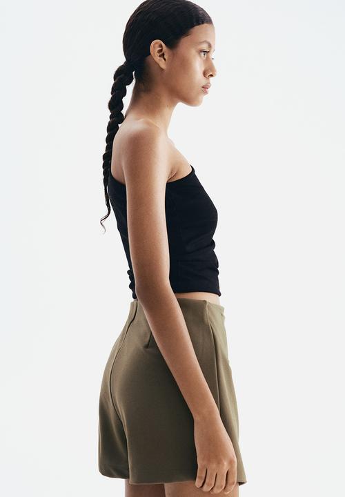 H&M - Interlock skort -  dark khaki green