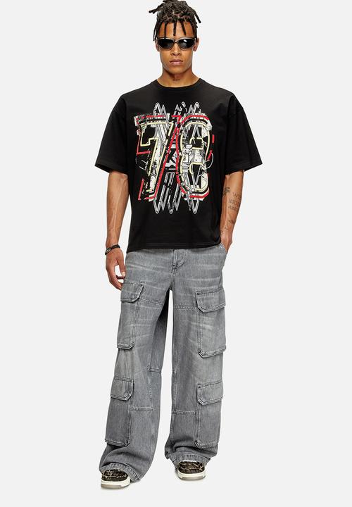 Diesel  - T-BOXT-T8 T-shirt - black