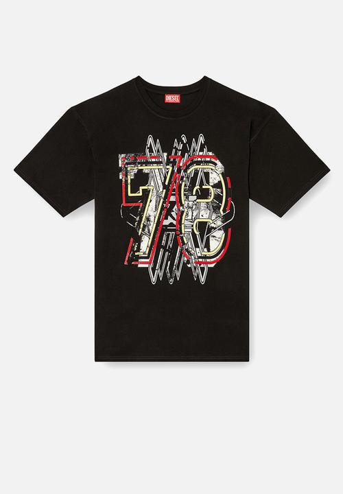 Diesel  - T-BOXT-T8 T-shirt - black