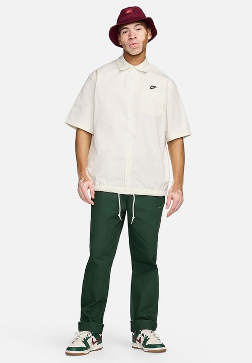 Nike - NSW  Club Venice SS Shirt  - Sail/Black