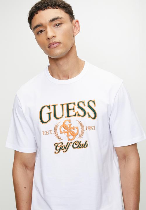 GUESS - Ss Cn Guess 4G Tee - Pure White