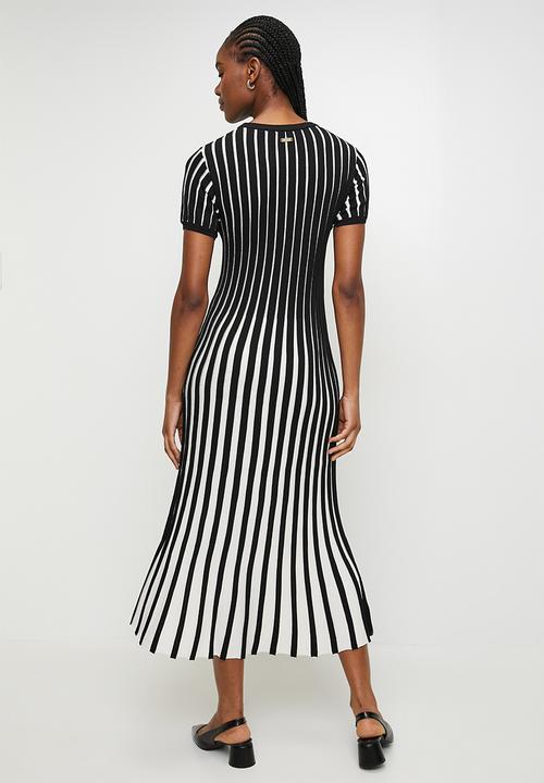 POLO - Blake ss knitted dress - black