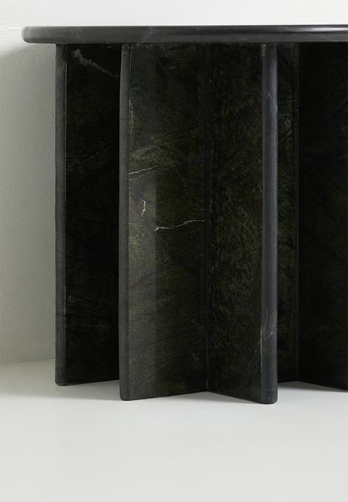 Sixth Floor - Titus Large Side Table - Forest Marble