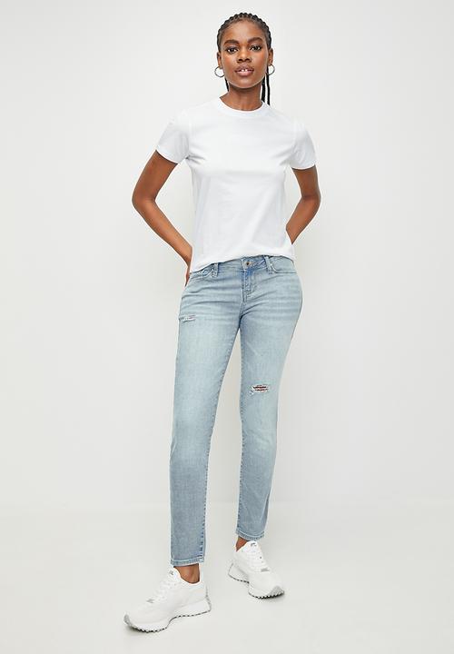 Steve Madden - Ladies rita classic crew neck t-shirt - white