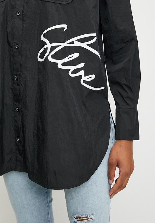 Steve Madden - Ladies Ophelia Oversized Shirt - black