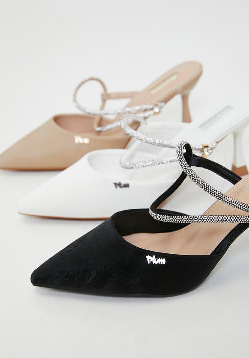 Plum - Maryam Closed Toe Ankle Strap - Black