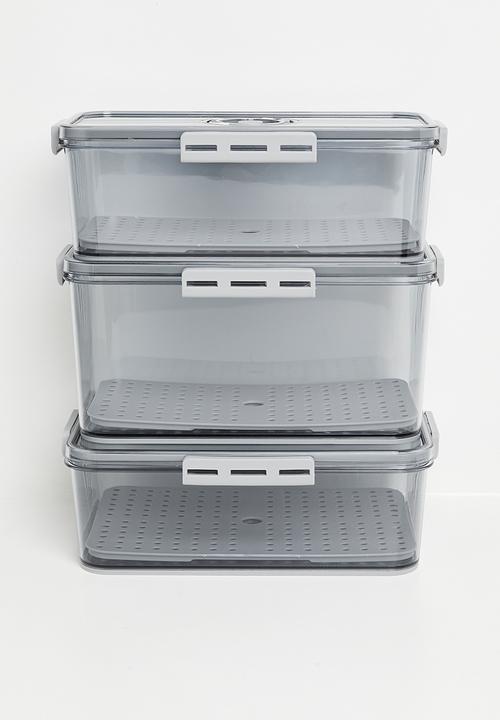 Maisonware - FreshKeep Smart Storage Container with Draining Basket 5.25L