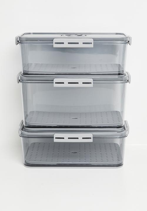 Maisonware - FreshKeep Smart Storage Container with Draining Basket 3.75L