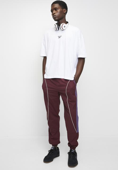 Reebok - Cut And Sew Track Jogger - Black Cherry