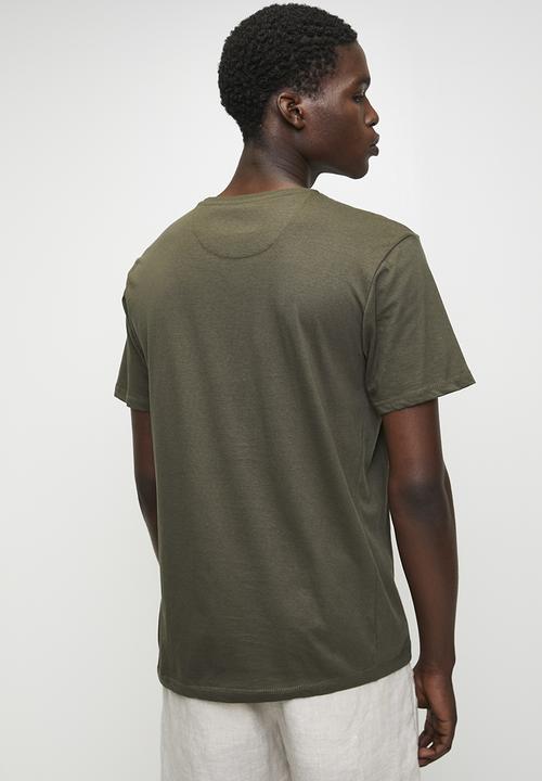 Brave Soul - Crew Neck T-shirt - Khaki