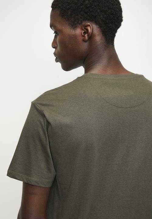 Brave Soul - Crew Neck T-shirt - Khaki
