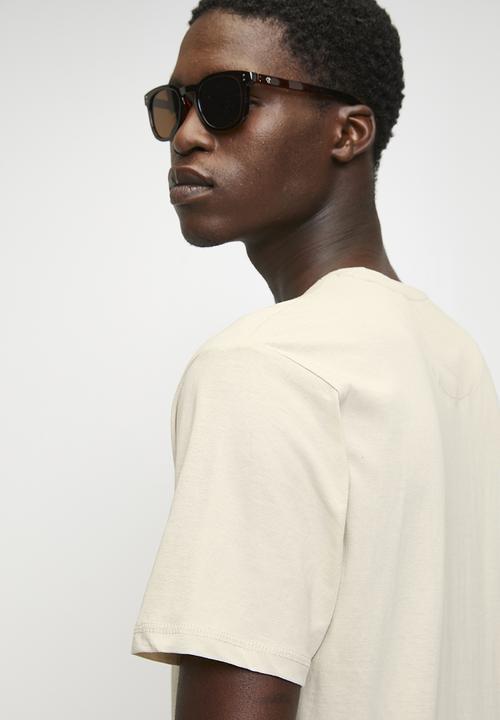 Brave Soul - Crew Neck T-shirt - Plaster